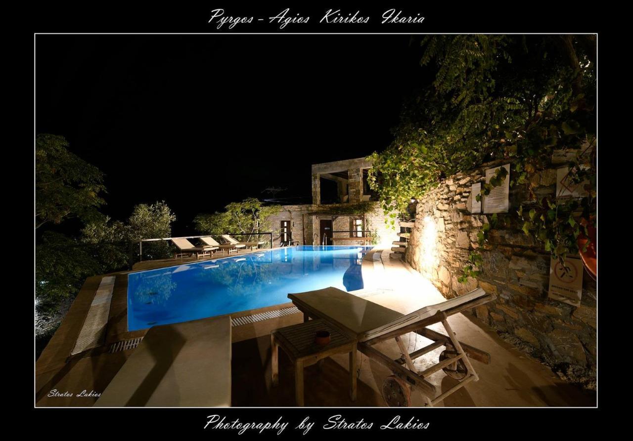 Pyrgos Traditional Village Agios Kirykos  Ngoại thất bức ảnh