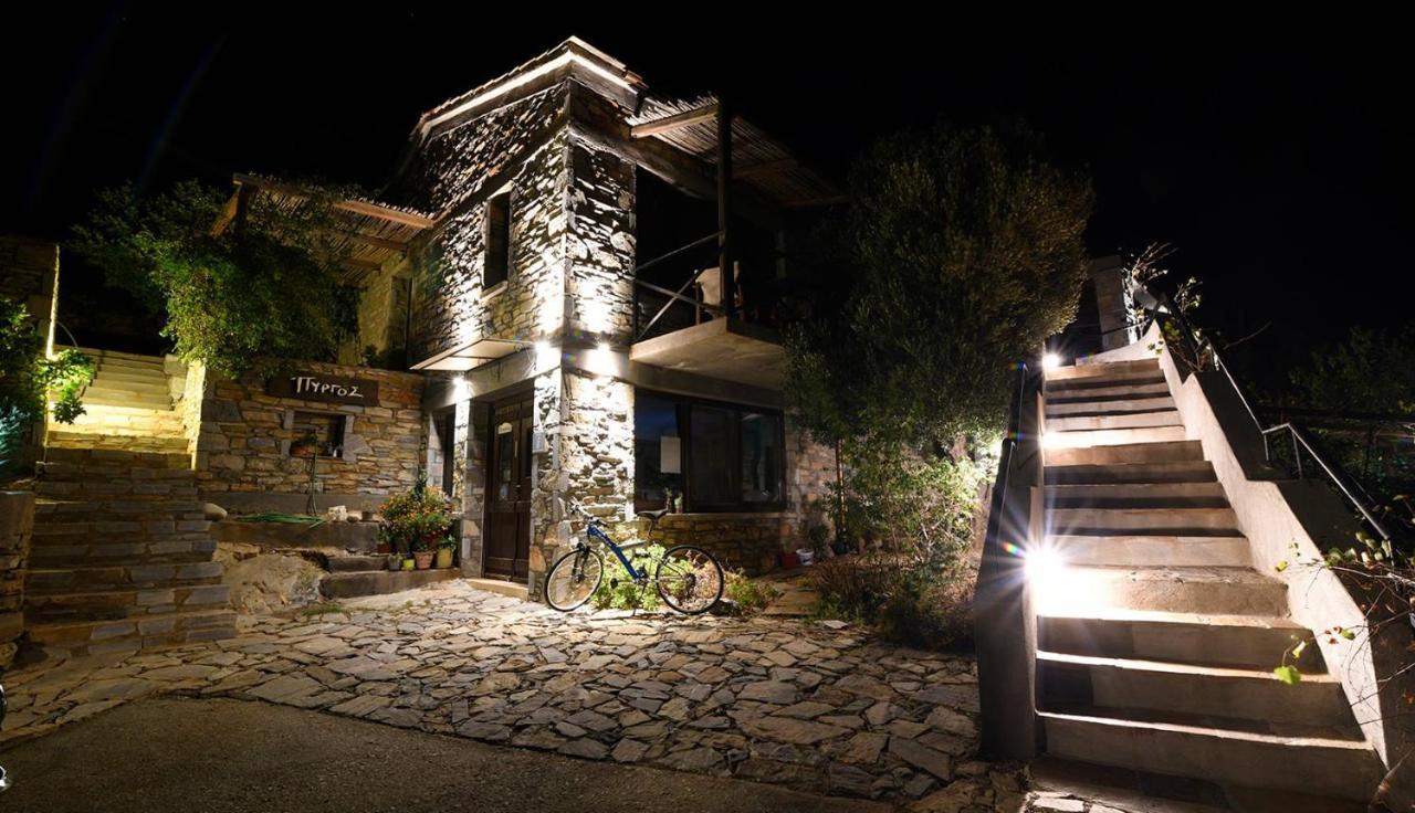 Pyrgos Traditional Village Agios Kirykos  Ngoại thất bức ảnh